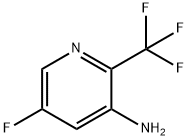 3-Pyridinamine, 5-fluoro-2-(trifluoromethyl)- 化学構造式