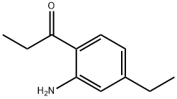 1-(2-Amino-4-ethylphenyl)propan-1-one 结构式