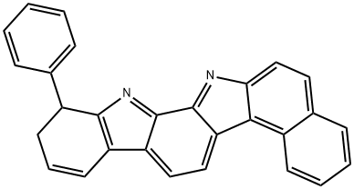 11,12-二氢-12-苯基-苯并[G]吲哚[2,3-A]咔唑,1246308-78-0,结构式