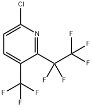 2-Pentafluoroethyl-3-trifluoromethyl-6-chloropyridine Structure