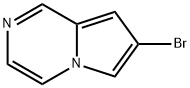 7-bromopyrrolo[1,2-a]pyrazine 化学構造式
