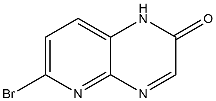 6-Bromopyrido[2,3-b]pyrazin-2(1H)-one Structure