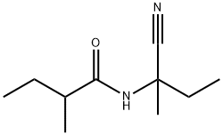 Butanamide, N-(1-cyano-1-methylpropyl)-2-methyl- 结构式