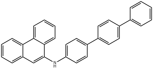 N-[1,1′:4′,1′′-三联苯]-4-基-9-菲胺,1247176-48-2,结构式