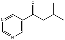 3-Methyl-1-(5-pyrimidinyl)-1-butanone Struktur