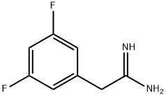 Benzeneethanimidamide, 3,5-difluoro- Structure