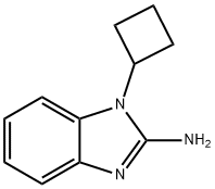 1-cyclobutyl-1H-1,3-benzodiazol-2-amine Struktur