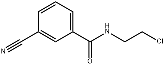 N-(2-氯乙基)-3-氰基苯甲酰胺 结构式