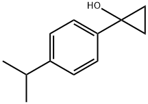 Cyclopropanol, 1-[4-(1-methylethyl)phenyl]- Struktur