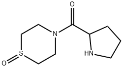 4-脯氨酰硫代吗啉1-氧化物, 1248080-88-7, 结构式