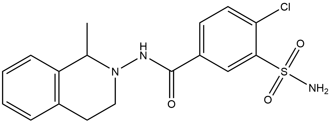 吲达帕胺杂质43 结构式