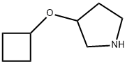 Pyrrolidine, 3-(cyclobutyloxy)- Structure