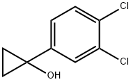 1-(3,4-Dichlorophenyl)cyclopropanol 化学構造式