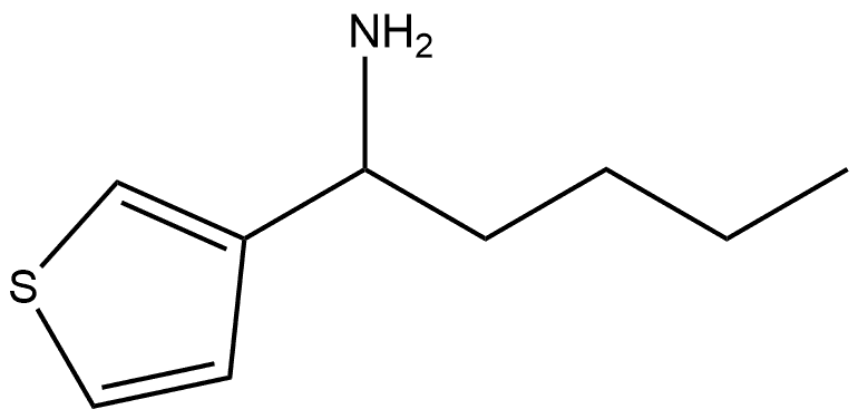 1-(3-THIENYL)PENTYLAMINE Structure