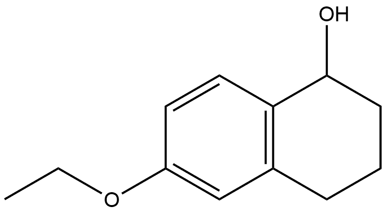 6-Ethoxy-1,2,3,4-tetrahydro-1-naphthalenol,1248372-60-2,结构式