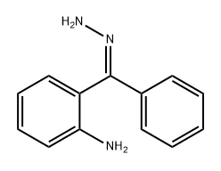 Methanone, (2-aminophenyl)phenyl-, hydrazone, (Z)- 化学構造式