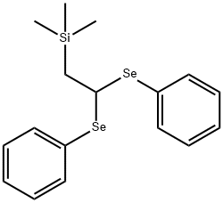 Silane, [2,2-bis(phenylseleno)ethyl]trimethyl- (9CI) Structure