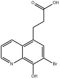 3-(7-Bromo-8-hydroxyquinolin-5-yl)propanoic acid Structure