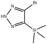 4-bromo-5-(trimethylsilyl)-2H-1,2,3-triazole 结构式