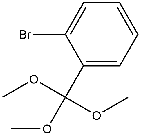 1-Bromo-2-(trimethoxymethyl)benzene Struktur