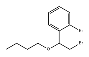 1-溴-2-(2-溴-1-丁氧基乙基)苯, 1248974-80-2, 结构式