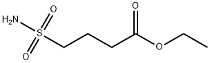 Butanoic acid, 4-(aminosulfonyl)-, ethyl ester Structure