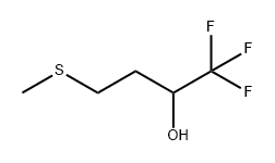 1,1,1-三氟-4-(甲基硫代)丁烷-2-醇,1249021-52-0,结构式