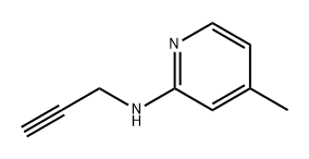 2-Pyridinamine, 4-methyl-N-2-propyn-1-yl- Structure