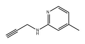 2-Pyridinamine, 4-methyl-N-2-propyn-1-yl- 结构式