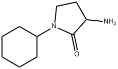 3-Amino-1-cyclohexylpyrrolidin-2-one Structure