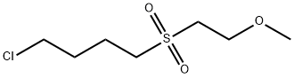 Butane, 1-chloro-4-[(2-methoxyethyl)sulfonyl]- Structure