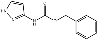 Carbamic acid, N-1H-pyrazol-3-yl-, phenylmethyl ester 化学構造式