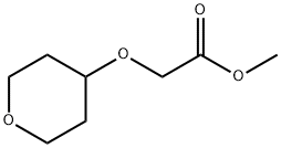 Acetic acid, 2-[(tetrahydro-2H-pyran-4-yl)oxy]-, methyl ester Structure