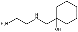 Cyclohexanol, 1-[[(2-aminoethyl)amino]methyl]- Structure