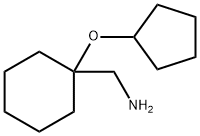 1-[1-(cyclopentyloxy)cyclohexyl]methanamine Structure