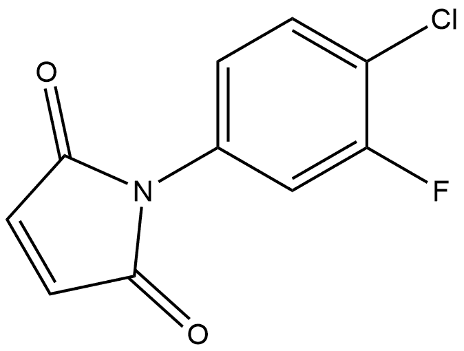 1-(4-Chloro-3-fluorophenyl)-1H-pyrrole-2,5-dione Structure