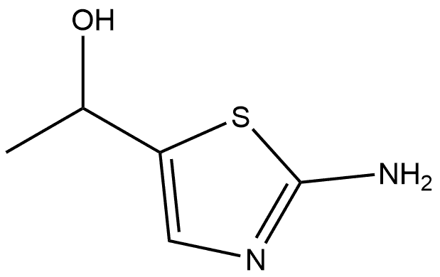 5-Thiazolemethanol, 2-amino-α-methyl- Structure