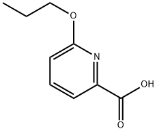 2-Pyridinecarboxylic acid, 6-propoxy- Struktur
