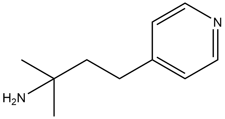 2-methyl-4-(pyridin-4-yl)butan-2-amine 结构式