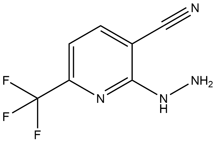 2-肼基-6-(三氟甲基)烟腈,1249759-07-6,结构式