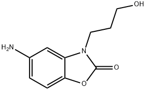 5-氨基-3-(3-羟丙基)苯并[D]噁唑-2(3H)-酮,1249969-14-9,结构式