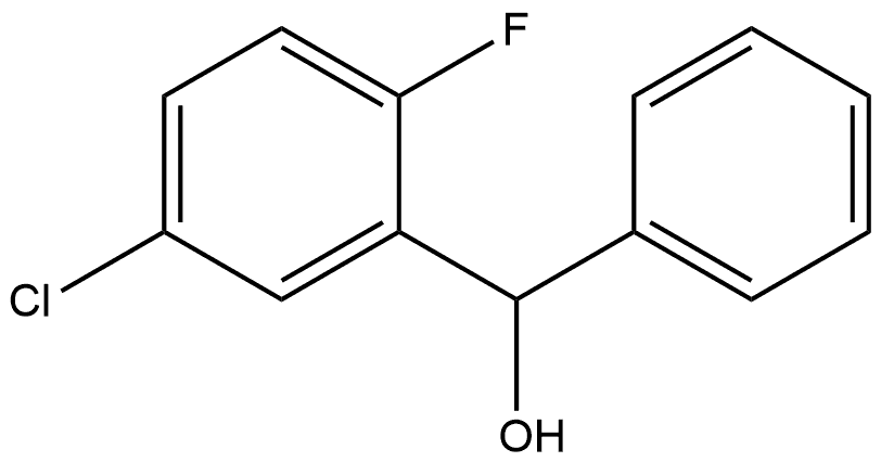(5-chloro-2-fluorophenyl)(phenyl)methanol Structure