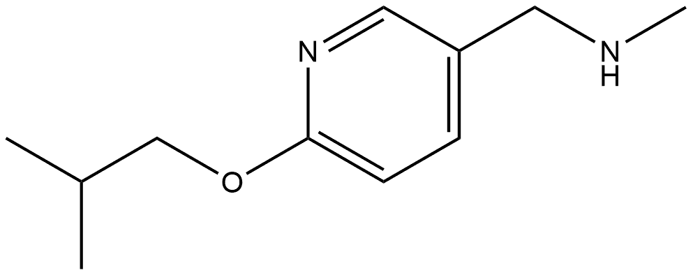 N-Methyl-6-(2-methylpropoxy)-3-pyridinemethanamine Structure