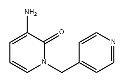 2(1H)-Pyridinone, 3-amino-1-(4-pyridinylmethyl)- Structure