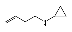Cyclopropanamine, N-3-buten-1-yl- 结构式