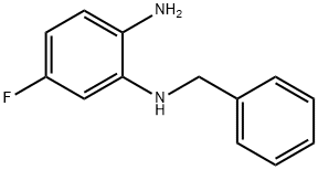 1-N-Benzyl-5-fluorobenzene-1,2-diamine Struktur