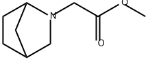 2-Azabicyclo[2.2.1]heptane-2-acetic acid, methyl ester 结构式