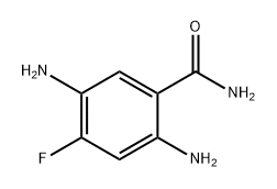 2,5-二氨基-4-氟苯甲酰胺,1250308-04-3,结构式