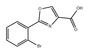 4-Oxazolecarboxylic acid, 2-(2-bromophenyl)- 结构式