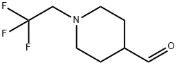 4-Piperidinecarboxaldehyde, 1-(2,2,2-trifluoroethyl)- Structure